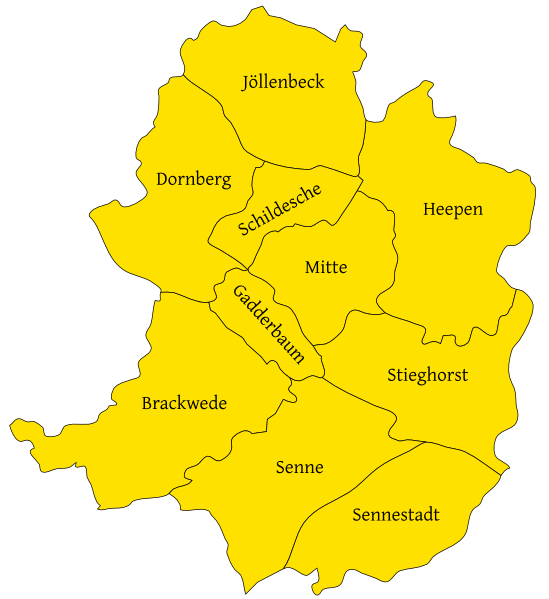 Datei:Bielefeld Stadtbezirke.svg