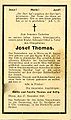 Josef Thomas (*28.8.1910 Dhron †25.3.1945 Rockenhausen)