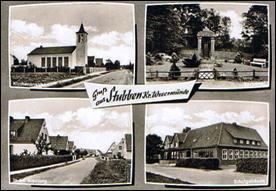 Postkarte von Stubben um 1960