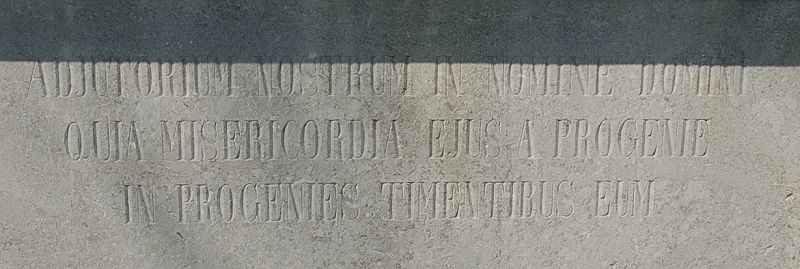 Datei:Muchhausen Wegekreuz-Inschrift2.jpg