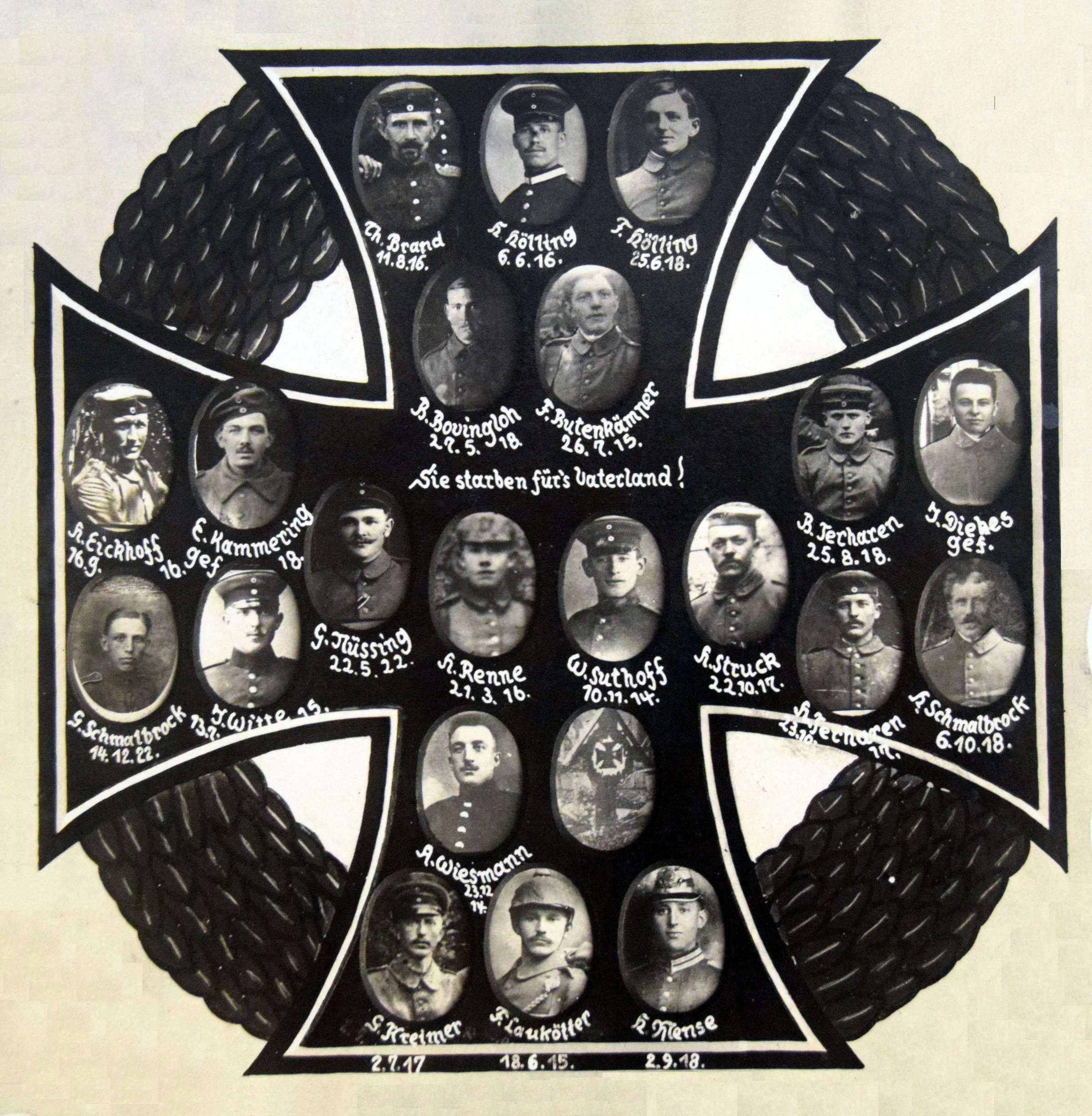 sämtliche Kriegsopfer