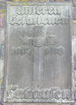 Bildtafel hinten auf Lahauser Ehrenmal