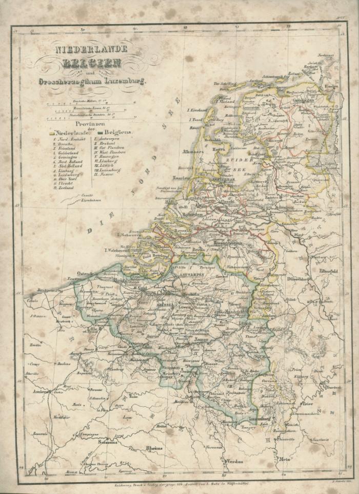 NIEDERLANDE BELGIEN und Grossherzogthum Luxemburg.
