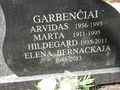 GARBENČIAI - Arvidas, Marta, Hildegard und BERNACKAJA Elena geb. Garbenčiutė