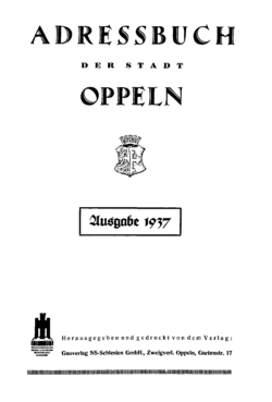 Adressbuch Oppeln 1937 Titel.png