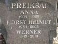 PREIKŠAI - Anna , Horst Helmut und Werner